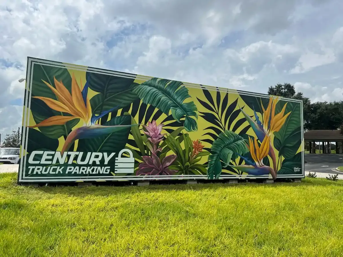 Century Truck Parking signage