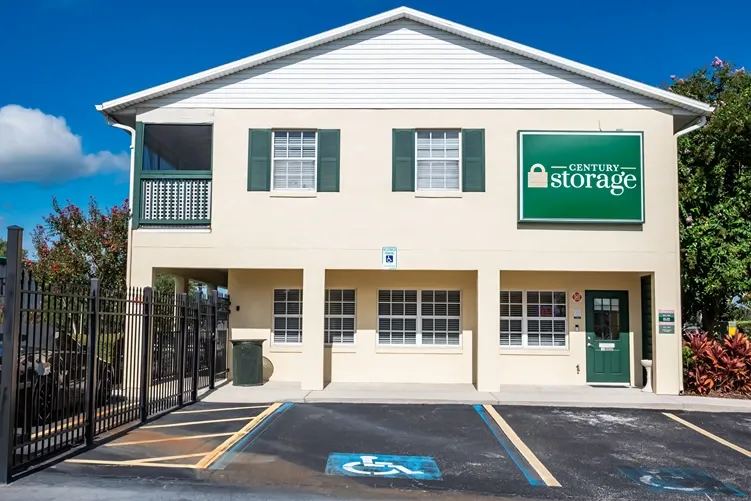 Exterior office building of storage facility