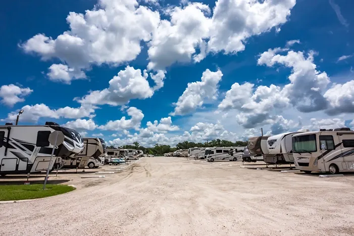 boat & rv parking lot image