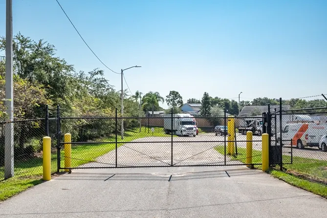 gated storage facility for commerical truckers
