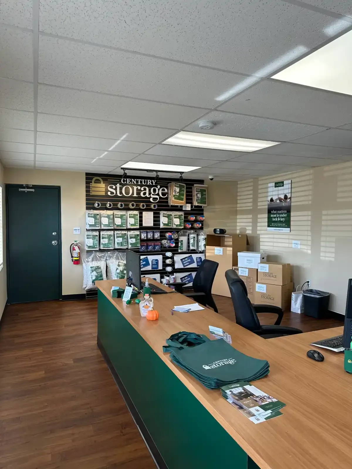 Century Storage - Gibsonia office are with packing/moving supplies